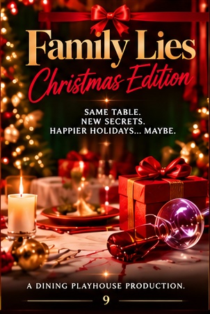 Family Lies: Christmas Edition production artwork